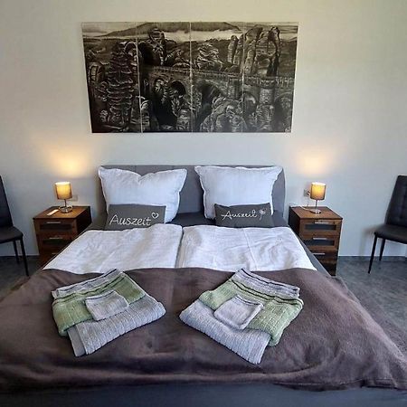 Ferienwohnung Am Hofladen Hellendorf - Saechsische Schweiz Bad Gottleuba Esterno foto