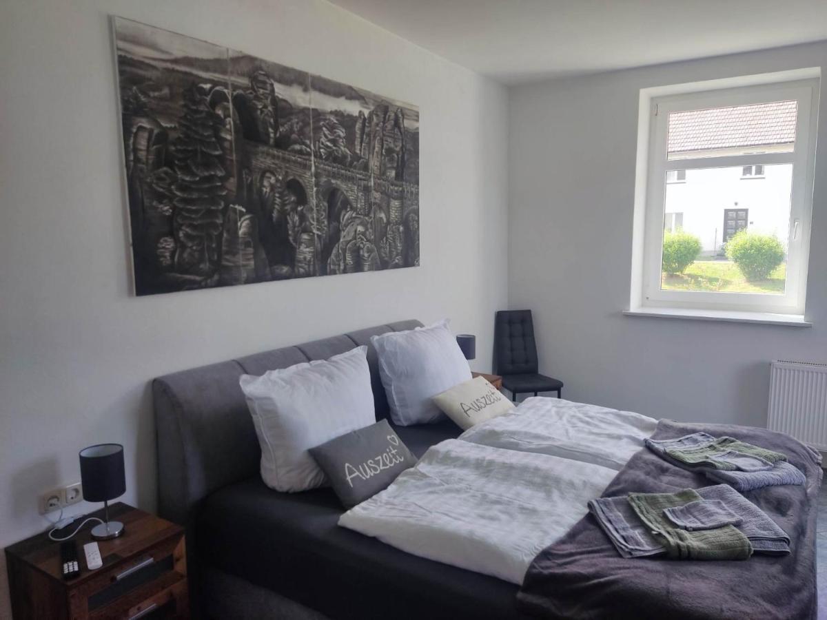 Ferienwohnung Am Hofladen Hellendorf - Saechsische Schweiz Bad Gottleuba Esterno foto