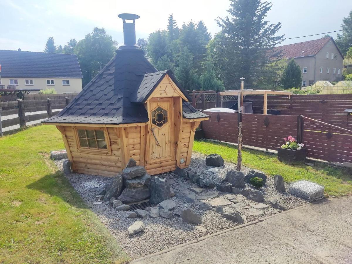 Ferienwohnung Am Hofladen Hellendorf - Saechsische Schweiz Bad Gottleuba Esterno foto