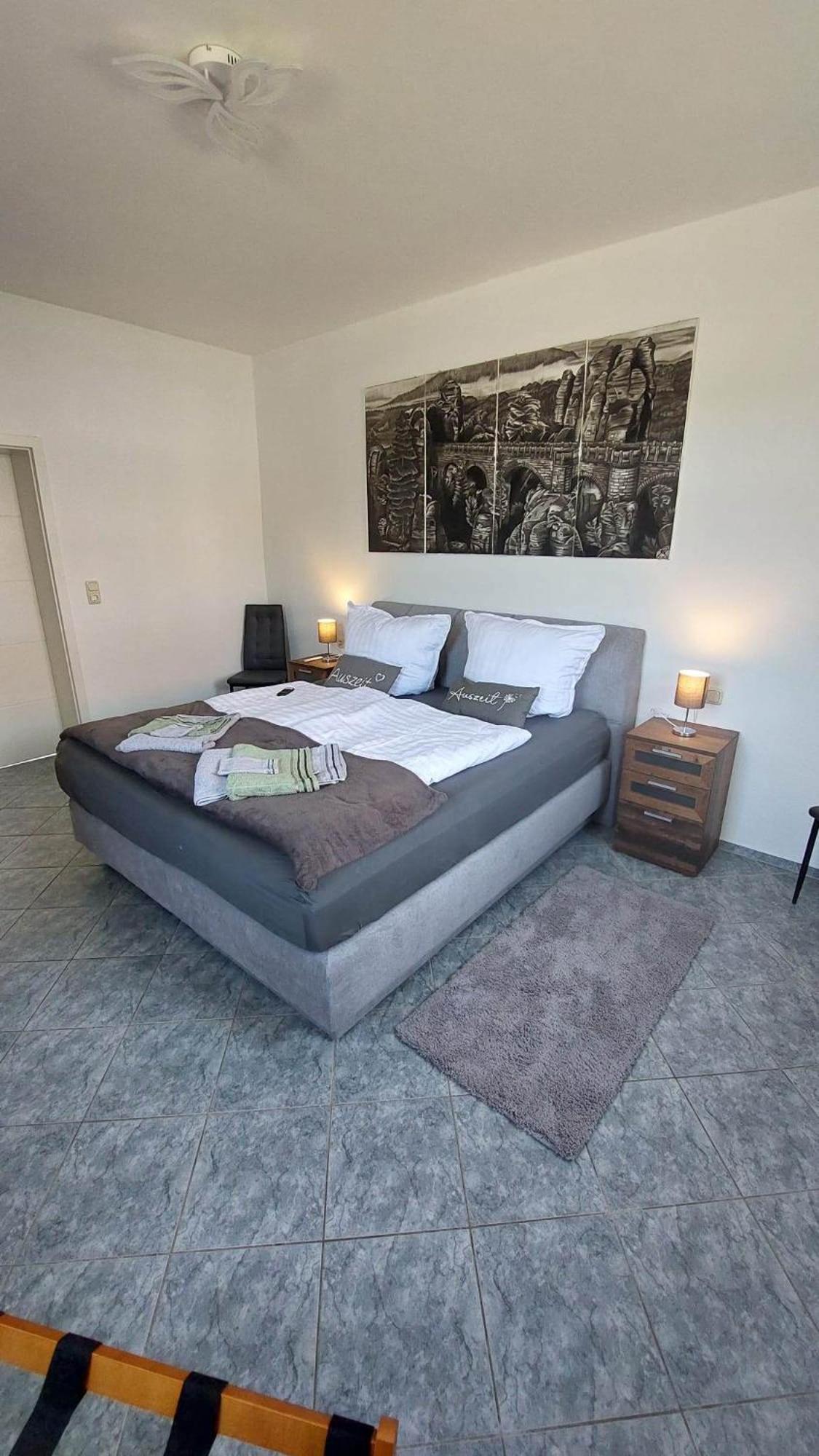 Ferienwohnung Am Hofladen Hellendorf - Saechsische Schweiz Bad Gottleuba Esterno foto