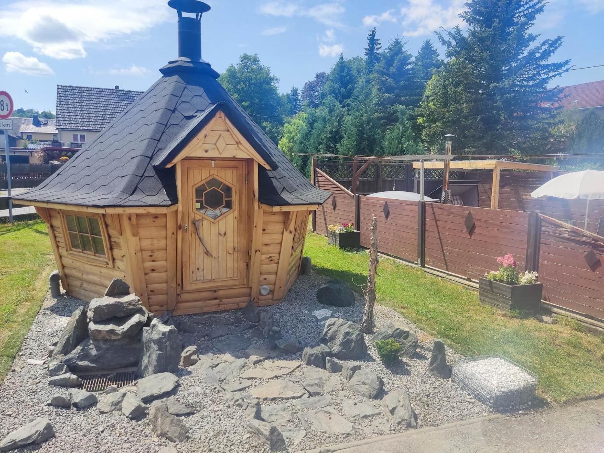Ferienwohnung Am Hofladen Hellendorf - Saechsische Schweiz Bad Gottleuba Esterno foto