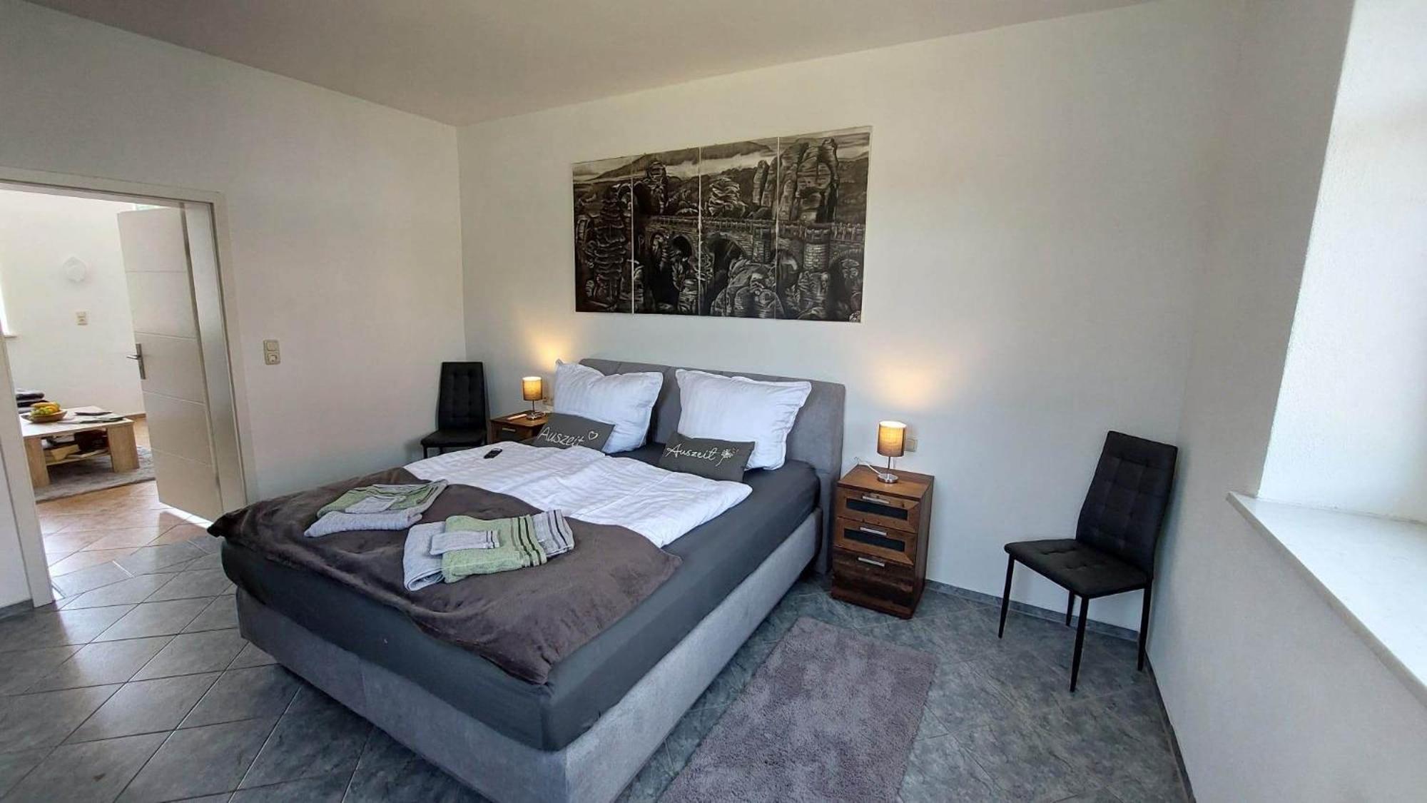 Ferienwohnung Am Hofladen Hellendorf - Saechsische Schweiz Bad Gottleuba Esterno foto
