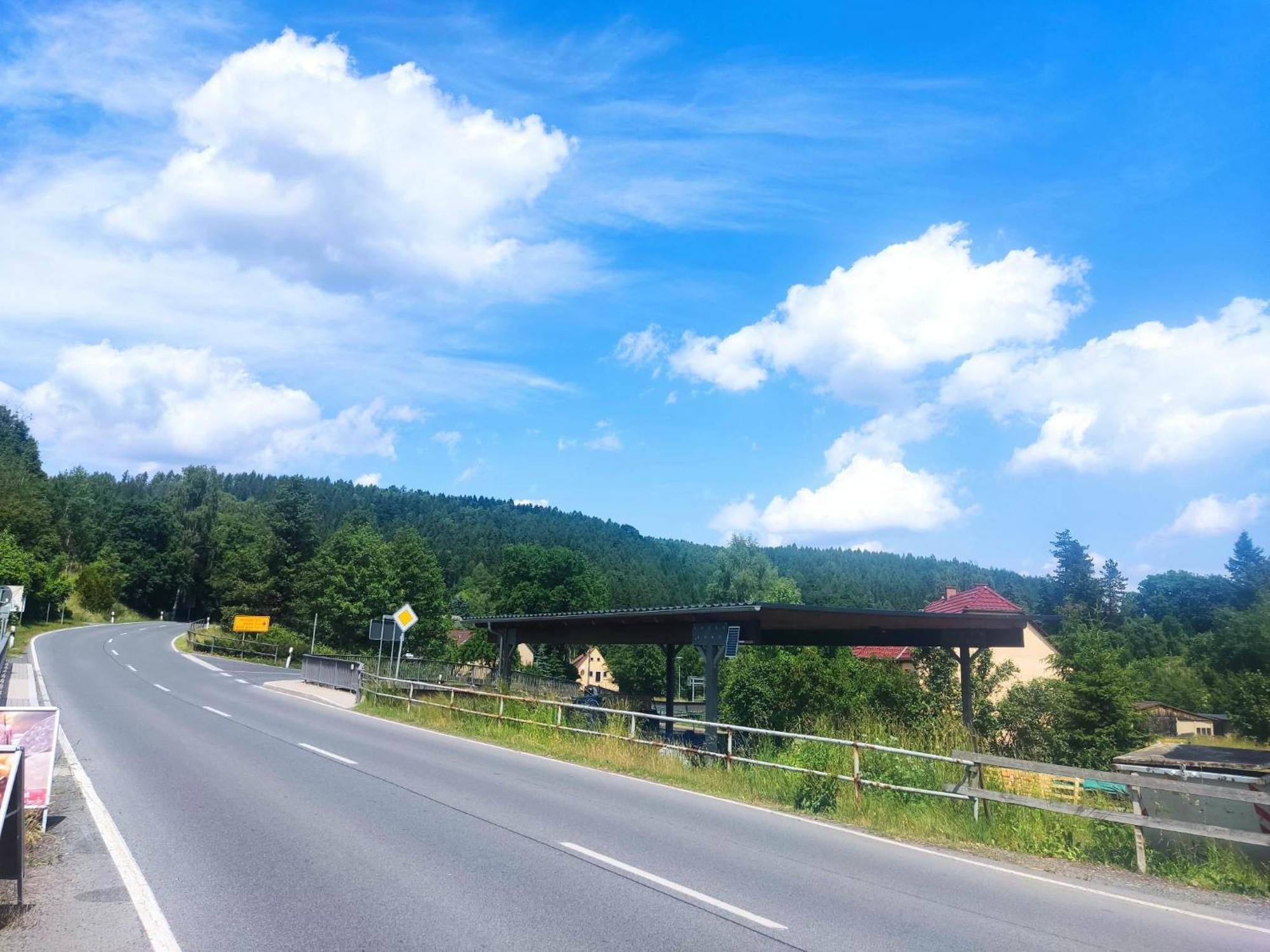 Ferienwohnung Am Hofladen Hellendorf - Saechsische Schweiz Bad Gottleuba Esterno foto