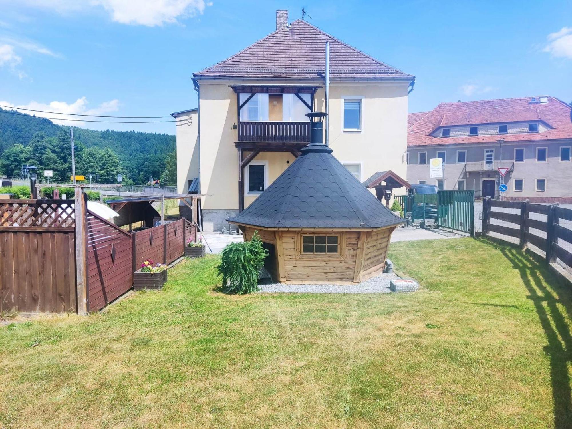 Ferienwohnung Am Hofladen Hellendorf - Saechsische Schweiz Bad Gottleuba Esterno foto